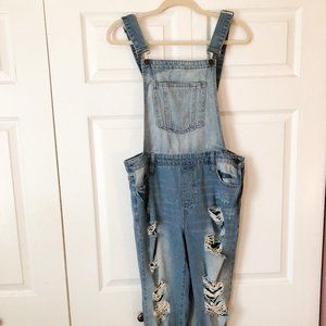 Light Wash Overalls
